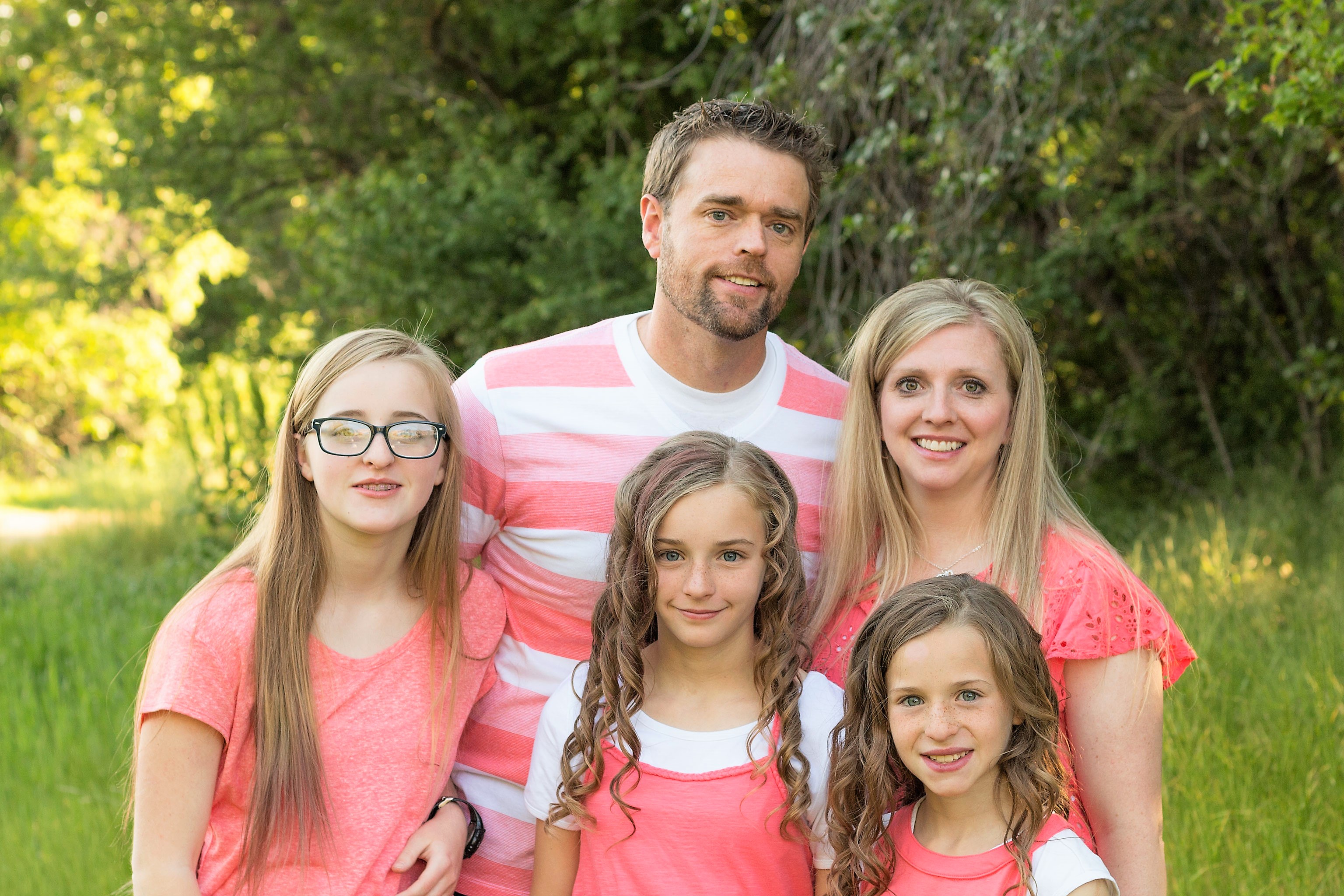 Alan Weatherston with his family